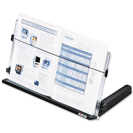 3M™ In-line Freestanding Copyholder, 300 Sheet Capacity, Plastic, Black/Clear