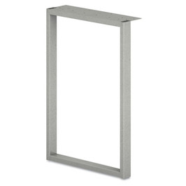 HON® Voi O-Leg Supports For Overhead Cabinet, 14.25" x 20.5", Metallic Platinum Gray, 1 Pack/Carton