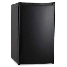 4.4 Cu.Ft. Auto-Defrost Refrigerator, 19.25 x 22 x 33, Black, 1 Each/Carton