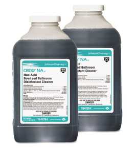 Diversey Crew Non-Acid Bowl and Bathroom Cleaner, 2.5 L Bottle, 2/Carton