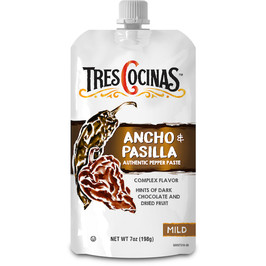 Megamex Tres Cocinas Ancho & Pasilla Authentic Pepper Paste, 7 Oz (Pack of 6)