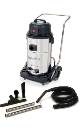 Powr-Flite Wet Dry Vacuum 15 Gallon with Stainless Steel Tank and Tool Kit