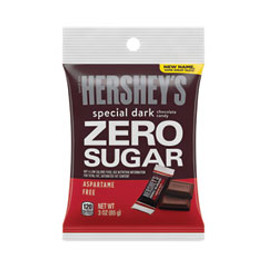 Hershey's Miniatures Special Dark Sugar-free Chocolate, 3 Oz Bag, 12 Bags/pack