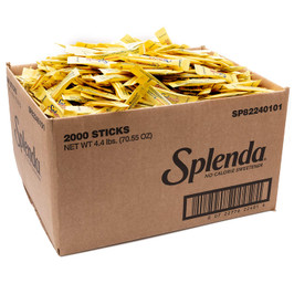 Splenda No Calorie Sweetener Sticks, 2000 Count, SP82240100