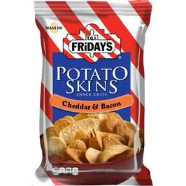 TGI Fridays Cheddar Bacon Potato Skins, 3 Ounces Per Bag - 6 Per Case