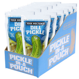 Van Holten s Jumbo Dill Pickle Individually, 1 Per Pouch - 12 Per Case