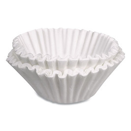 Bunn-O-Matic Coffee Filters, 12 Cup Size, Flat Bottom, 3,000/Carton