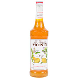 Monin Glass Mango Flavor Syrup, 750 ml, 12 Per Case