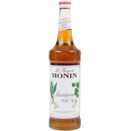 Monin Glass Macadamia Nut Flavor Syrup, 750 ml