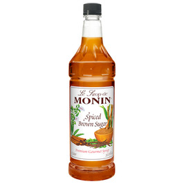 Monin Spiced Brown Sugar Syrup, 1 Liter, 4 Per Case
