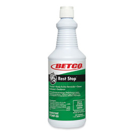 Betco Rest Stop Restroom Disinfectant, Floral Fresh Scent, 32 Oz Bottle, 12/carton