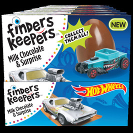 Finders Keepers Hot Wheels Milk Chocolate Candy, 0.7 Ounces