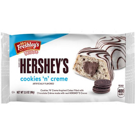 Mrs. Freshley s Hershey s Cookies & Creme Cakes, 2 Per Pack, 48 Per Case