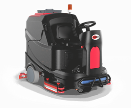 Viper AS1050R: 39", 53-Gal, Ride On Scrubber, Pad Drivers, Brushes, 44.5" Squeegee Assembly, Shelf Charger, No Batteries