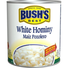 Bush's Best White Hominy, 108 Ounces