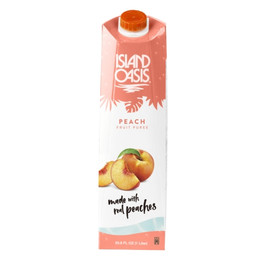 Island Oasis Aseptic Peach, 1 Liter, 12 Per Case
