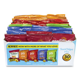 SunChips Variety Mix, Assorted Flavors, 1.5 Oz Bags, 30 Bags/box