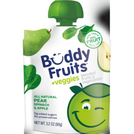 Buddy Fruits Veggies Spinach & Pear