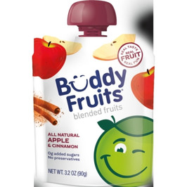 Buddy Fruits Pure Blended Apple And Cinnamon Snack