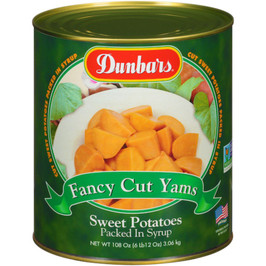 Dunbar Sweet Potato Select Fancy, 108 Ounce