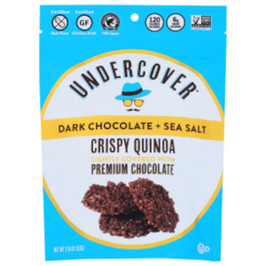Undercover Snacks Dark Chocolate Sea Salt, 2 Ounces
