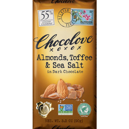 Chocolove Almonds Toffee Sea Salt Dark Chocolate