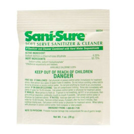 Diversey Sanitizer Sani-Sure Clean Soft Serve Pouch