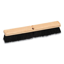 Coastwide Professional Tampico Push Broom Head, Black Bristles, 18"