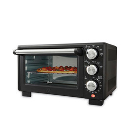 Oster Convection Toaster Oven, 4-Slice, 16.8 x 13.1 x 9, Matte Black