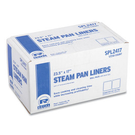 AmerCareRoyal Steam Pan Liners With Twist Ties, For 1/2 Pan Sized Steam Pans, 0.02 Mil, 17" X 23.5", 250/carton