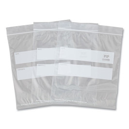 AmerCareRoyal Zipper Bags, 1.73 Mil, 7" X 7.99", Clear, 500/carton
