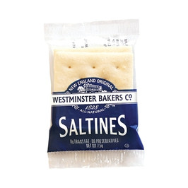 Westminster Saltines Crackers 0.21 Ounces, 2 Per Box, 500 Per Case