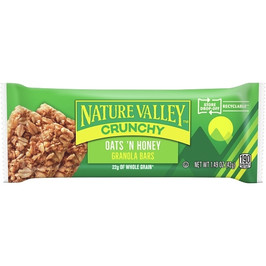 Nature Valley Oats  N Honey Crunchy Granola Bar, 1.49 Ounce, 18 Per Box, 6 Per Case