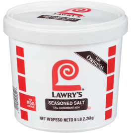 Lawry s Seasoned Salt, 5 Pound, 4 Per Case