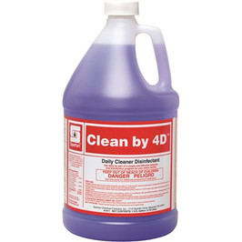 Spartan Clean by 4D Fresh Scent 1-Step Cleaner and Disinfectant 1 Gallon, 4 Per Case