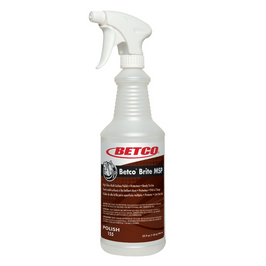 Betco Brite Multi-Surface Polish and Protectant, Lemon Scent, 32 Oz, 12 Per Case