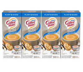 Coffee Mate Cream Substitutes Shelf Stable Oat Vanilla Creamer, 18.7 Fluid Ounce, 4 Per Case