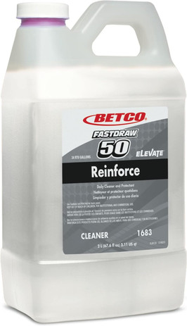 Betco Fastdraw Elevate Reinforce Cleaner, Citrus Scent, 67.6 Oz Bottle, Case Of 4