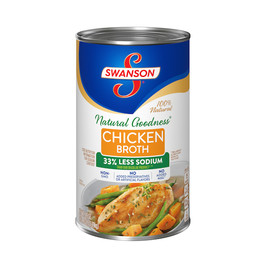 Swanson Natural Chicken Broth, 49 Ounces, 12 Per Case