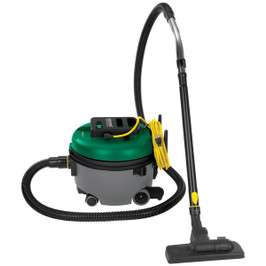 Bissell Commercial BGCOMP9H 9 Qt. Advance Filtration Canister Vacuum Cleaner with Wheels and 8' Extension Hose