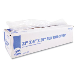 AmerCareRoyal Bun Pan Bag, 0.9 Mil, 6" X 21" X 35", Clear, 200/carton