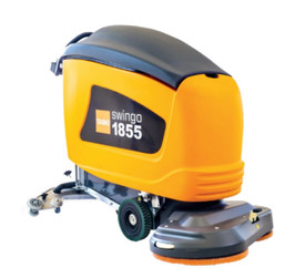 Taski Swingo 1855 XD Extra Duty Large Walk Behind Auto Scrubber, 32", Full-Size, Gel Kit Battery, Off-Board Charger