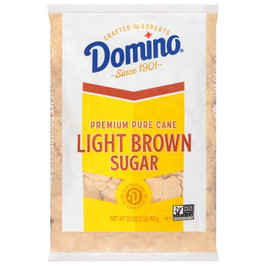 Domino Light Brown Sugar, 2 Pound, 12 Per Case