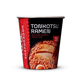 Snapdragon Spicy Tonkotsu Ramen Cup, 2.1 Ounce, 6 Per Box, 4 Per Case