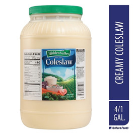 Hidden Valley Coleslaw Creamy Dressing, 1 Gallon, 4 Per Case