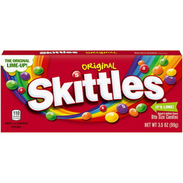Skittles Original Bite Size Candy - Theater Box, 3.5 Ounces, 12 Per Case