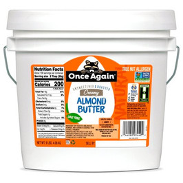 Once Again Nut Butter Natural Almond Butter Smooth, 9 Pounds