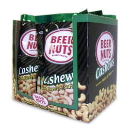 Beer Nuts Value Pack Sweet And Salty Cashew, 4 Ounces, 12 Per Box, 4 Per Case