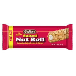Pearson King Size Salted Nut Roll, 3.25 Ounce, 18 Per Box, 8 Per Case