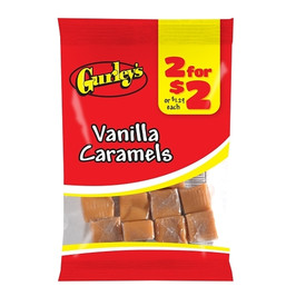 2 For $2 Vanilla Caramels, 2.25 Each, 12 Per Case